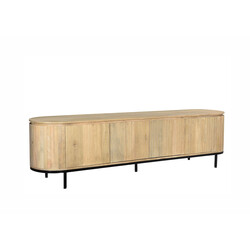 Tv-alus NOOR helepruun / must, 210x43xH56 cm