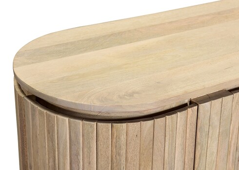 Kummut NOOR hekepruun / must, 170x43xH81 cm