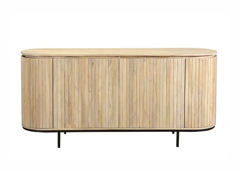 Kummut NOOR hekepruun / must, 170x43xH81 cm