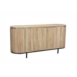 Kummut NOOR hekepruun / must, 170x43xH81 cm