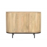 Kummut NOOR helepruun / must, 115x43xH81 cm