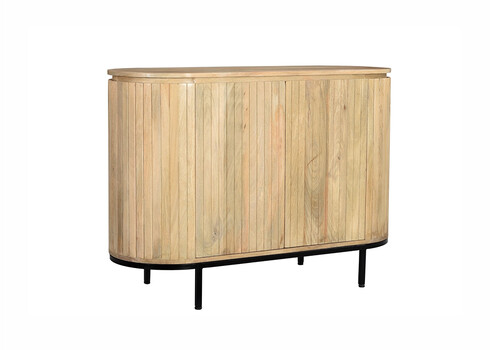 Kummut NOOR helepruun / must, 115x43xH81 cm