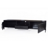 Tv-alus YORK must, 200x40xH45 cm