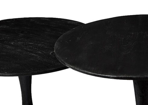 Diivanilaud VIVIAN must, 60x60xH38 cm