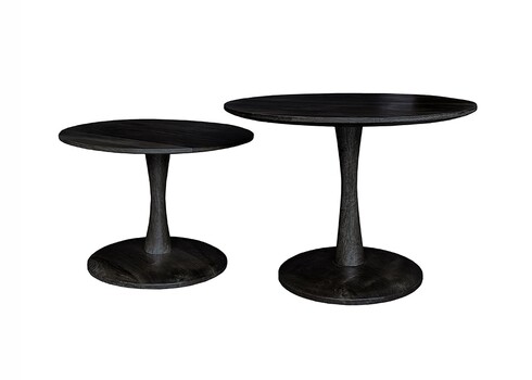 Diivanilaud VIVIAN must, 60x60xH38 cm