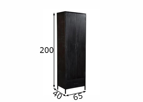 Kapp KALA must, 65x40xH200 cm