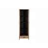 Kapp STURDY must / naturaalne pruun, 65x40xH200 cm