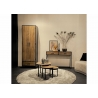 Kapp STURDY must / naturaalne pruun, 65x40xH200 cm