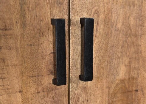 Kapp STURDY must / naturaalne pruun, 65x40xH200 cm