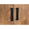 Kapp STURDY must / naturaalne pruun, 65x40xH200 cm