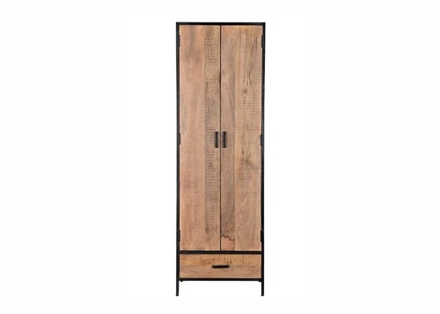 Kapp STURDY must / naturaalne pruun, 65x40xH200 cm