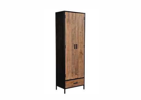 Kapp STURDY must / naturaalne pruun, 65x40xH200 cm