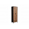 Kapp STURDY must / naturaalne pruun, 65x40xH200 cm