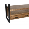 Tv-alus NAIROBI naturaalne puit / must, 150x45xH200 cm