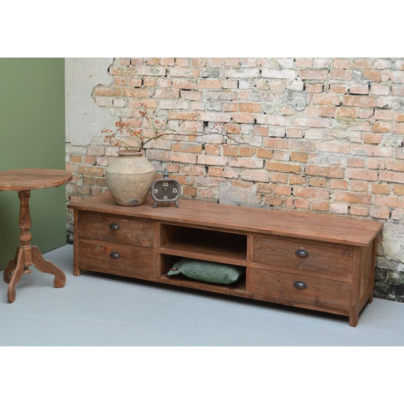 Tv-alus DAISY naturaalne puit, 200x50xH50 cm