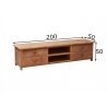 Tv-alus DAISY naturaalne puit, 200x50xH50 cm