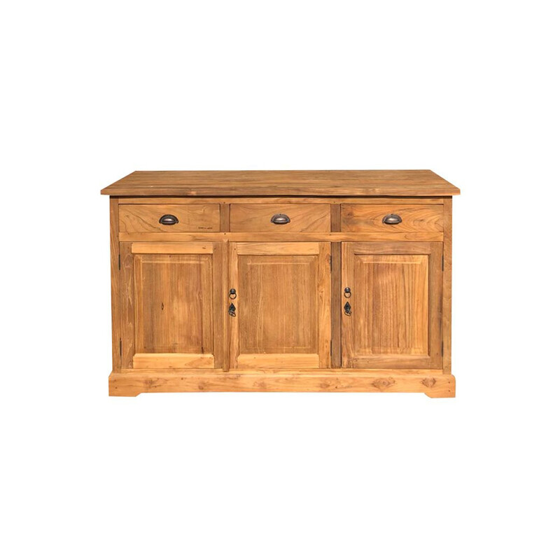 Kummut BRUSSEL naturaalne puit, 150x50xH90 cm