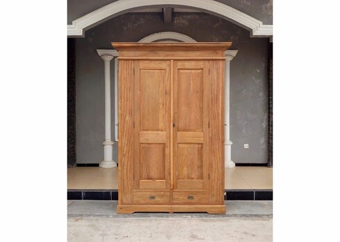 Kapp WILLEM naturaalne puit, 130x60xH210 cm