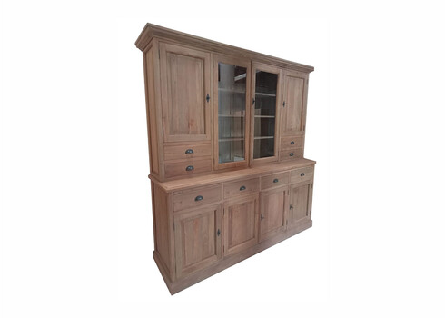 Puhvetkapp MEMPHIS naturaalne puit, 200x50xH215 cm