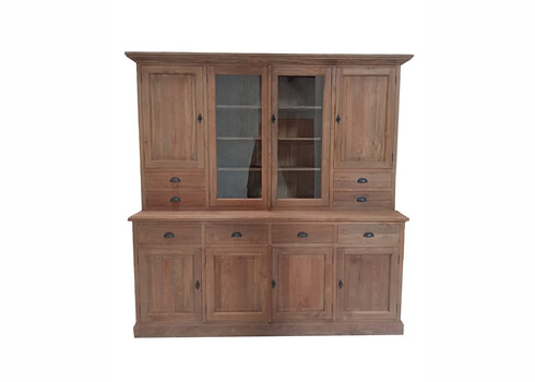 Puhvetkapp MEMPHIS naturaalne puit, 200x50xH215 cm