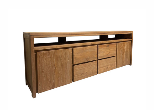 Kummut LISSABON naturaalne puit, 220x45xH80 cm