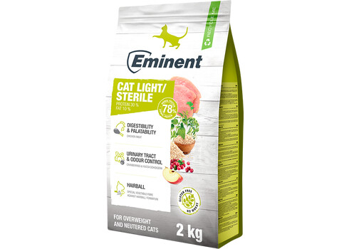 Eminent kassitoit Light / Sterilie chicken 10kg