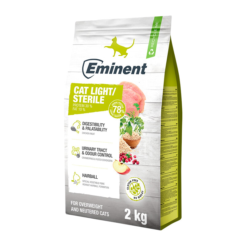 Eminent kassitoit Light / Sterilie chicken 10kg
