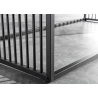 Diivanilaud ARCHITECTURE metsik tamm / must, 100x50xH40 cm
