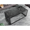 Diivanilaud ARCHITECTURE must marmor / must, 100x50xH40 cm
