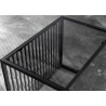 Diivanilaud ARCHITECTURE must marmor / must, 100x50xH40 cm