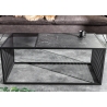 Diivanilaud ARCHITECTURE must marmor / must, 100x50xH40 cm
