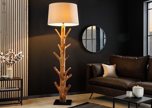 Põrandavalgusti TREE pruun, 55x55xH175 cm