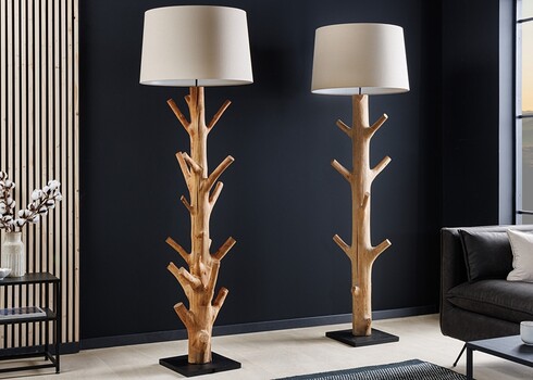 Põrandavalgusti TREE pruun, 55x55xH175 cm