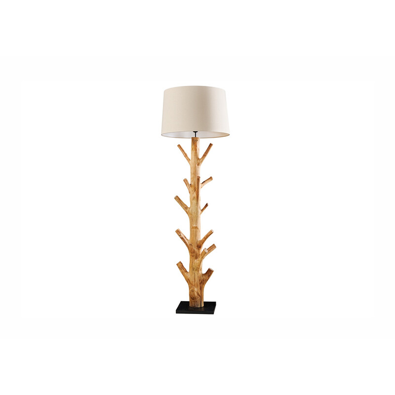 Põrandavalgusti TREE pruun, 55x55xH175 cm