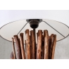 Lauavalgusti EUPHORIA pruun / valge, 27x27xH58 cm, E27