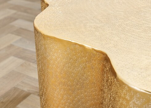 Diivanilaud ORIENT kuldne, 71x71xH35 cm