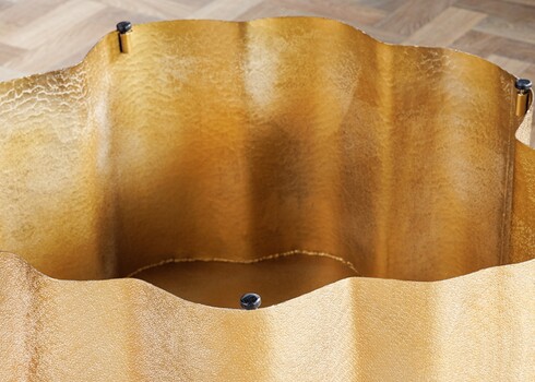 Diivanilaud ORIENT kuldne, 71x71xH35 cm