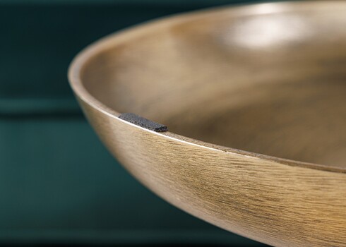 Diivanilaud MARMOR roheline / kuldne, 40x40xH57 cm