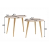 Diivanilaudade komplekt ELEMENTS kuldne, 2 tk