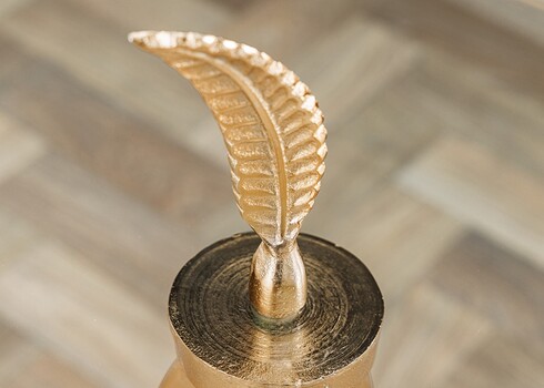 Diivanilaud FEATHER kuldne, 44x44xH65 cm