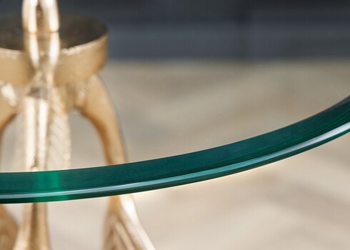 Diivanilaud FEATHER kuldne, 44x44xH65 cm