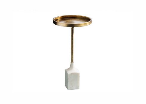 Abilaud TRAYFUL kuldne / valge, 30x30xH54 cm