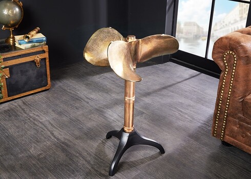 Diivanilaud OCEAN kuldne, 60x60xH73 cm