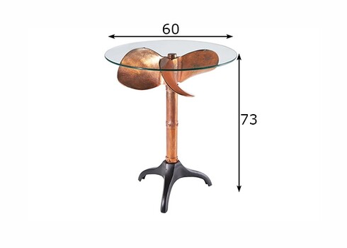 Diivanilaud OCEAN vask, 60x60xH73 cm