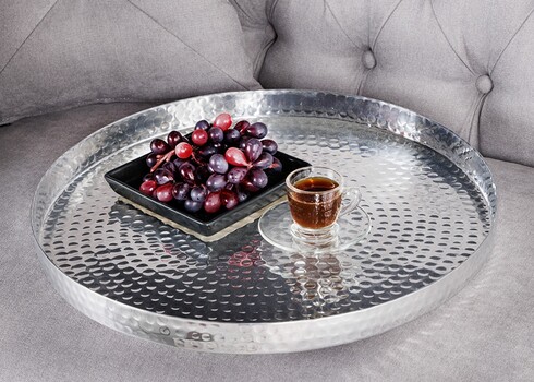 Diivanilaudade komplekt ELEMENTS hõbe, 2 tk