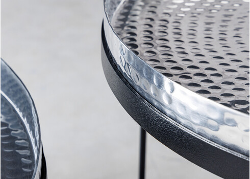 Diivanilaudade komplekt ELEMENTS hõbe, 2 tk