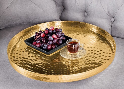 Diivanilaudade komplekt ELEMENTS kuldne, 2 tk