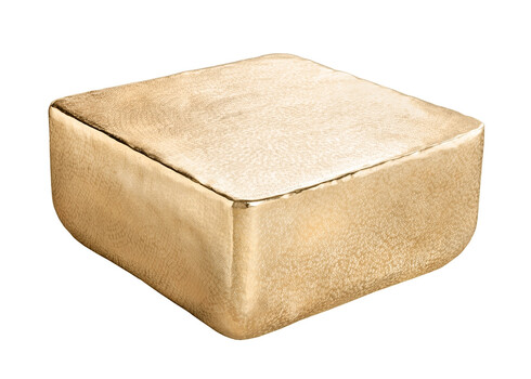 Diivanilaud GOLD kuldne, 70x70xH31 cm
