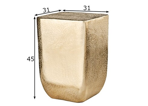 Diivanilaud GOLD kuldne, 31x31xH45 cm