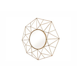 Seinapeegel DIAMOND messing, 91x6xH91 cm